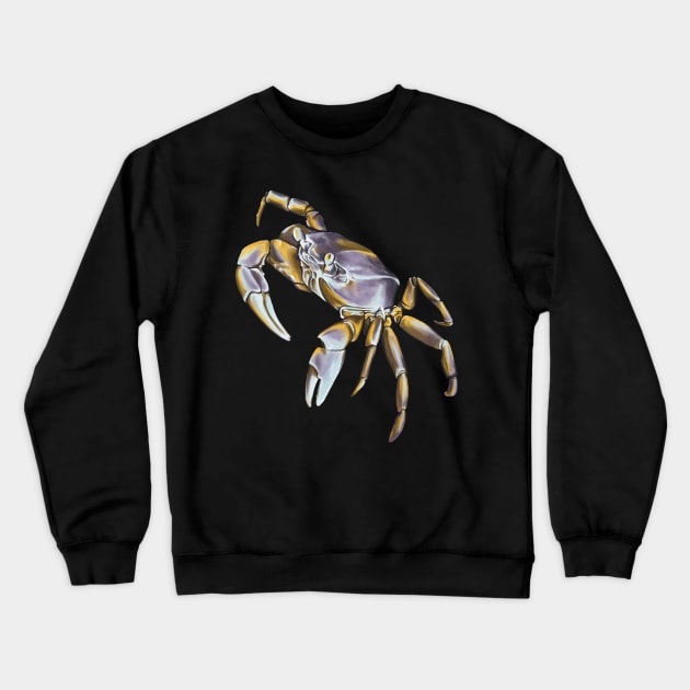 Crab Crewneck Sweatshirt by Anilia